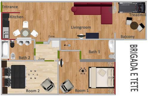 Tiranatop Suites Номер фото